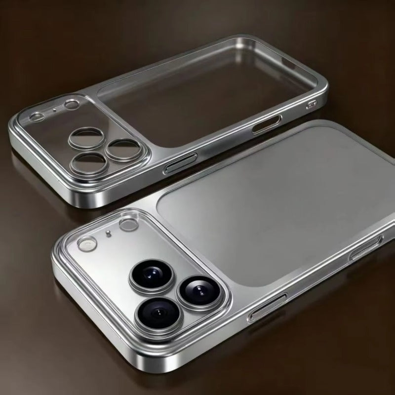 Luxury Plating Matte Hard Phone Case for iPhone Camera Lens Film Protector Frosted Shockproof Cover