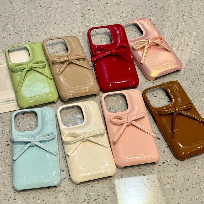 Korean Cute Bow Phone Case For iPhone