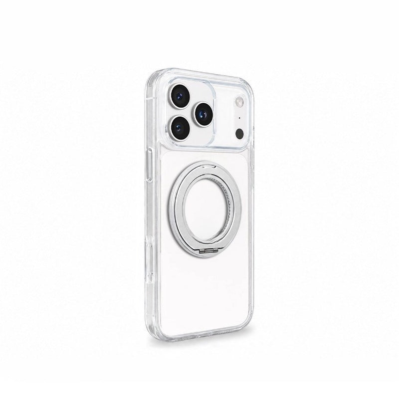 Simple Transparent Rotating Magnetic Phone Case