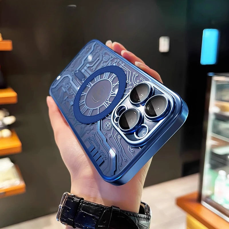 Luxury transparent cool phone case suitable for iPhone