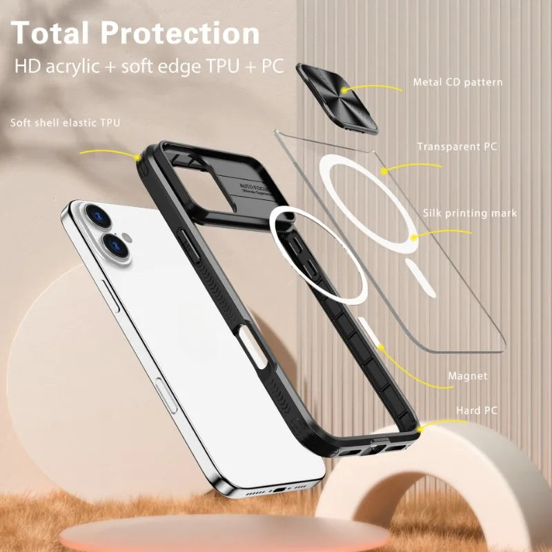 New sliding camera lens phone case suitable for iPhone