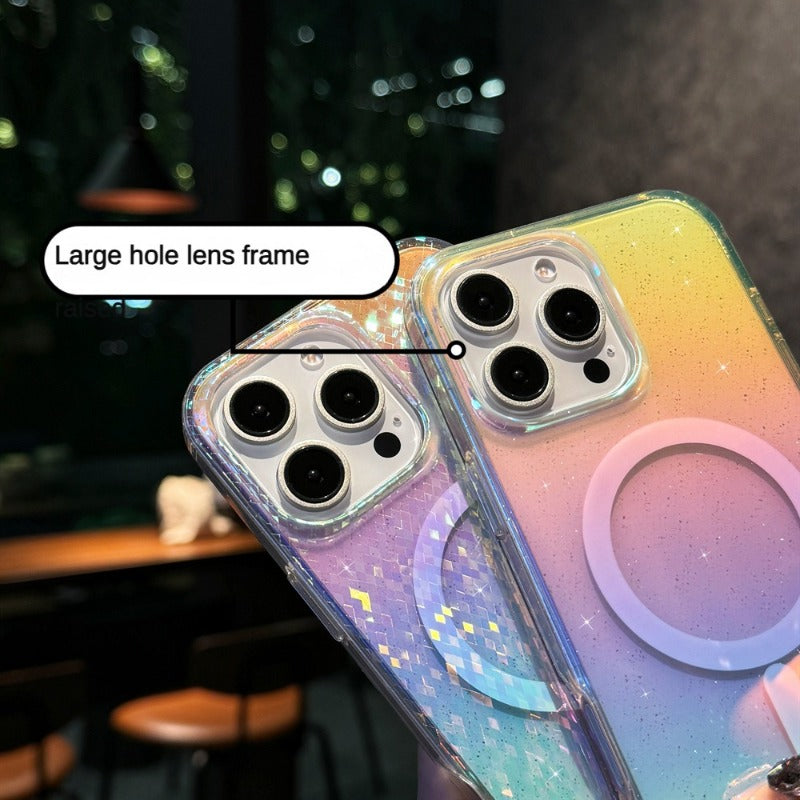 Color plated gradually changing phone case for iPhone