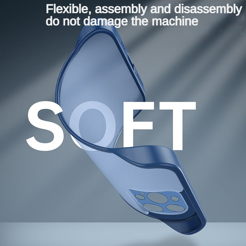 Borderless lightweight and drop resistant phone case for iPhone
