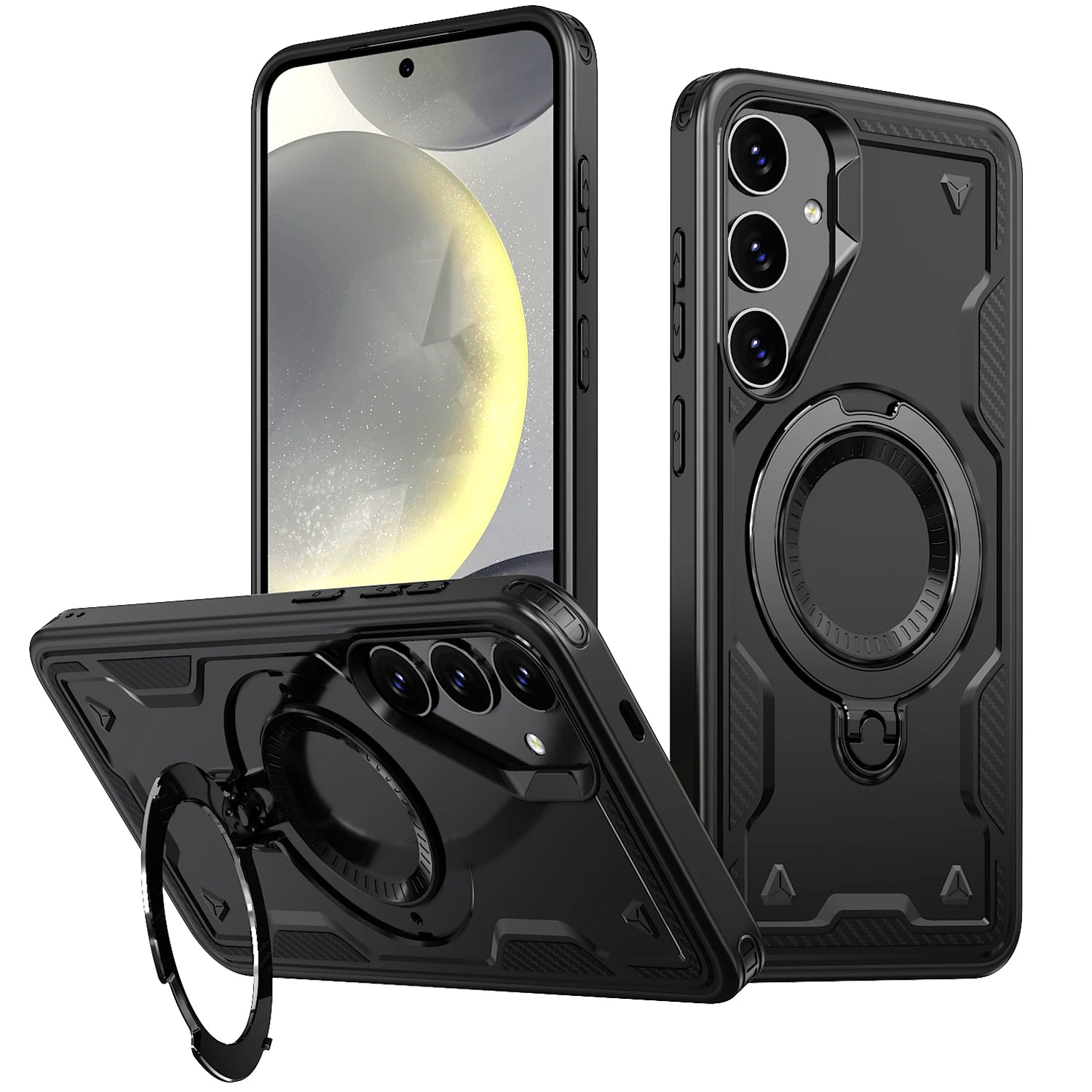 360 degree rotating bracket shockproof phone case for Samsung