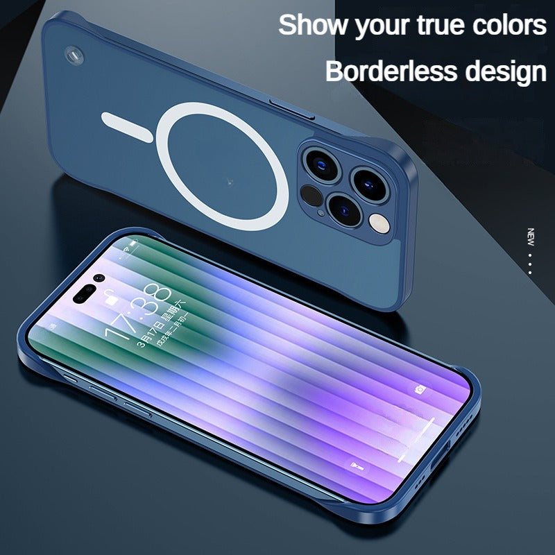 Borderless lightweight and drop resistant phone case for iPhone