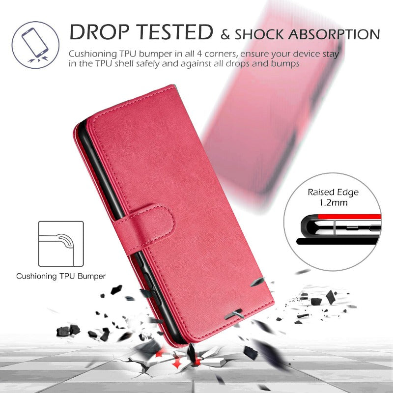 For Samsung Galaxy  Case Phone Cover + Tempered Glass