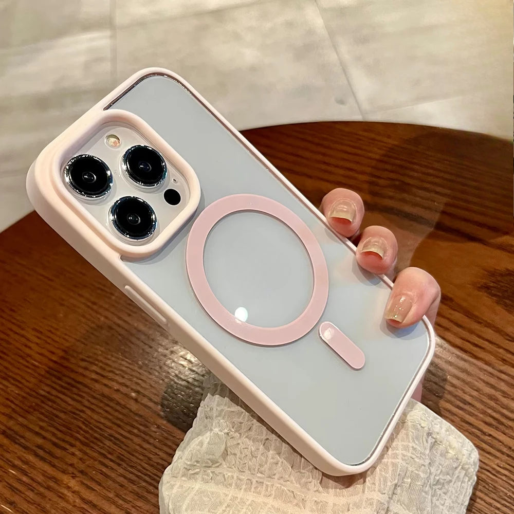 Luxury transparent phone case suitable for iPhone