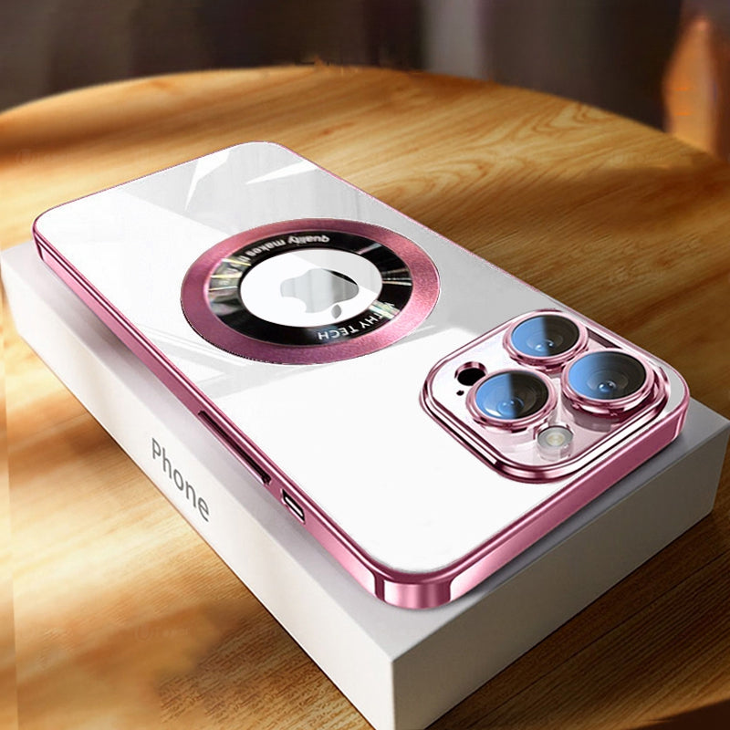 New Luxury Clear Plating TPU Protect Case For iPhone