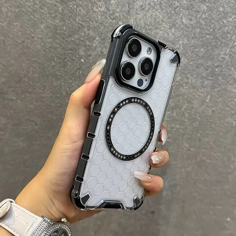 Luxury cellular magnetic phone case suitable for iPhone
