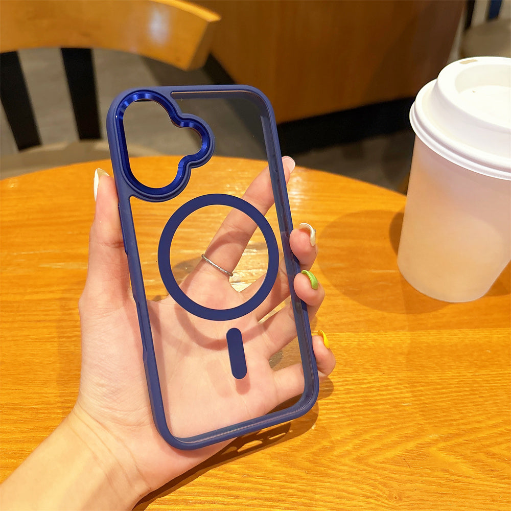 Magnetic Shockproof Acrylic Case For iPhone