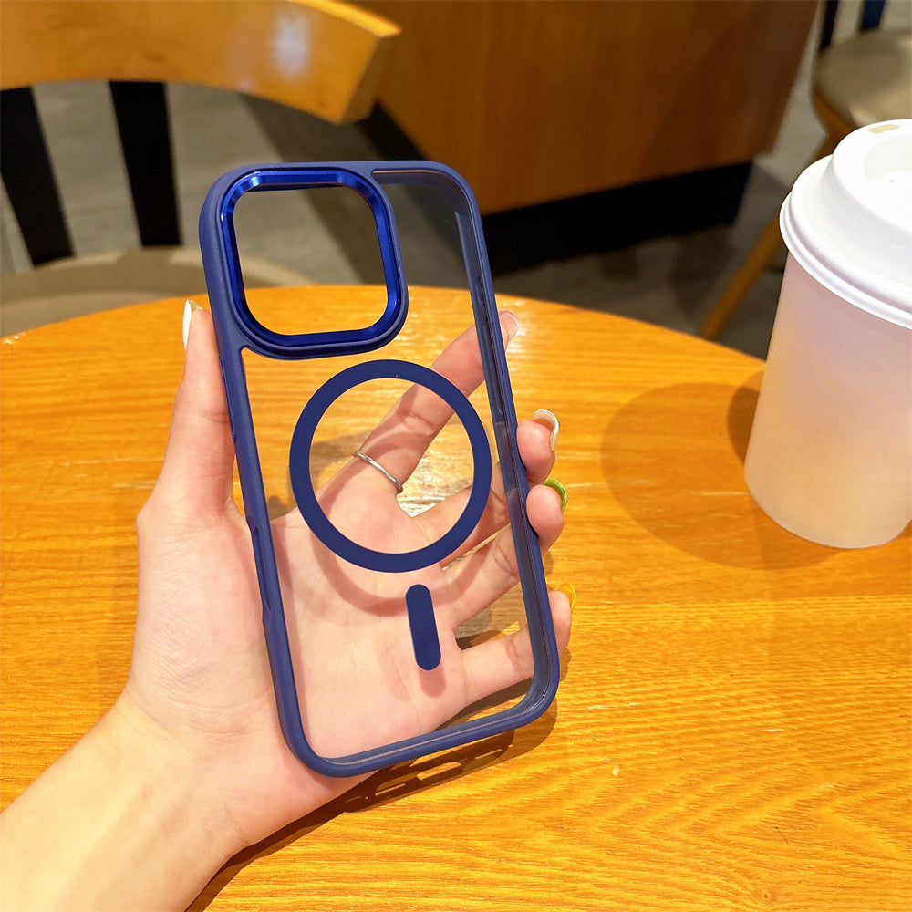 Magnetic Shockproof Acrylic Case For iPhone