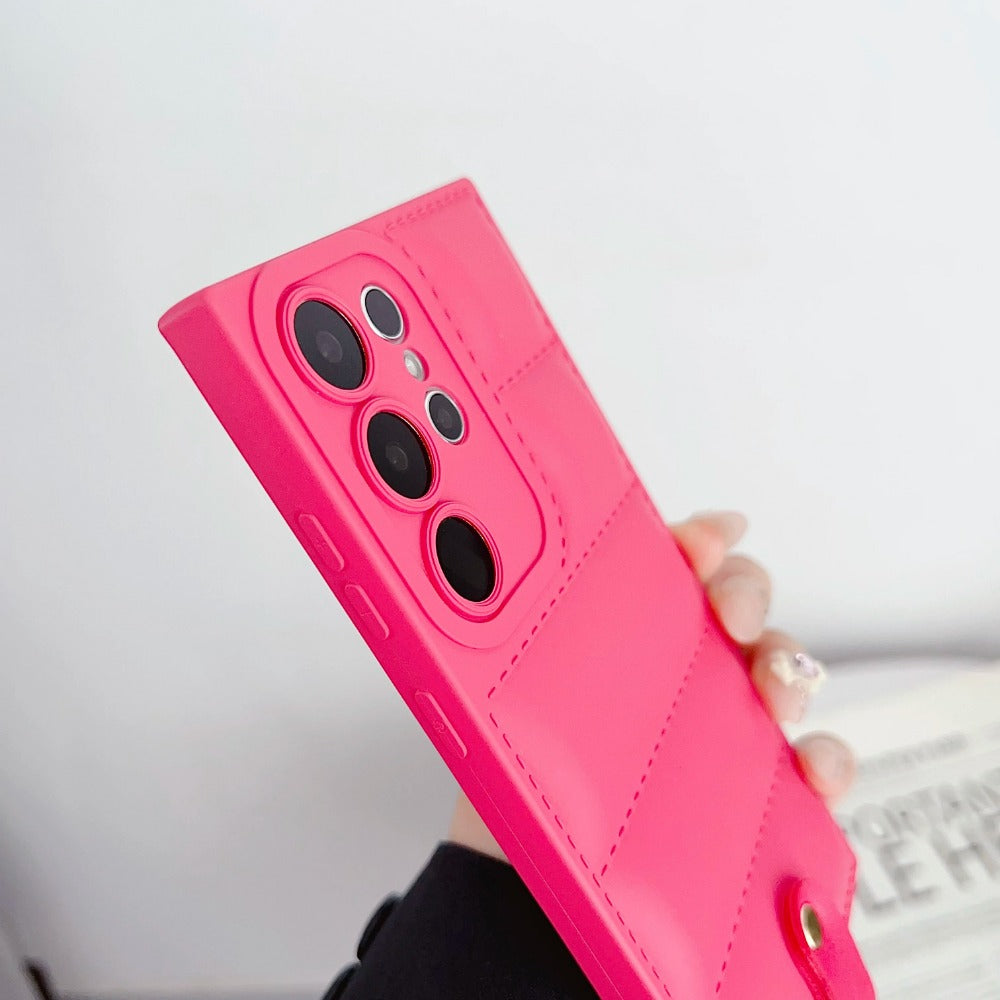 Wrist Chain Strap Phone Case for Samsung