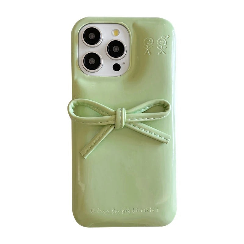 Korean Cute Bow Phone Case For iPhone