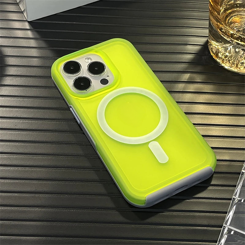 Neon Color Magnetic Case for iPhone