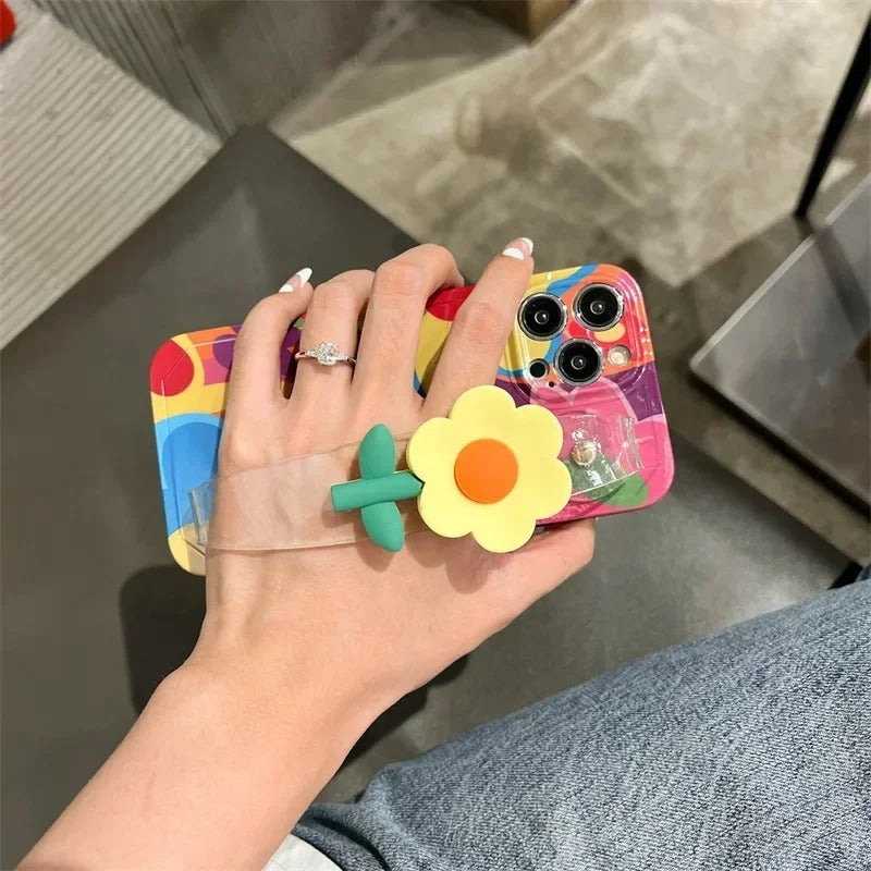 The New Little Yellow Flower Wristband Is Suitable for iPhone