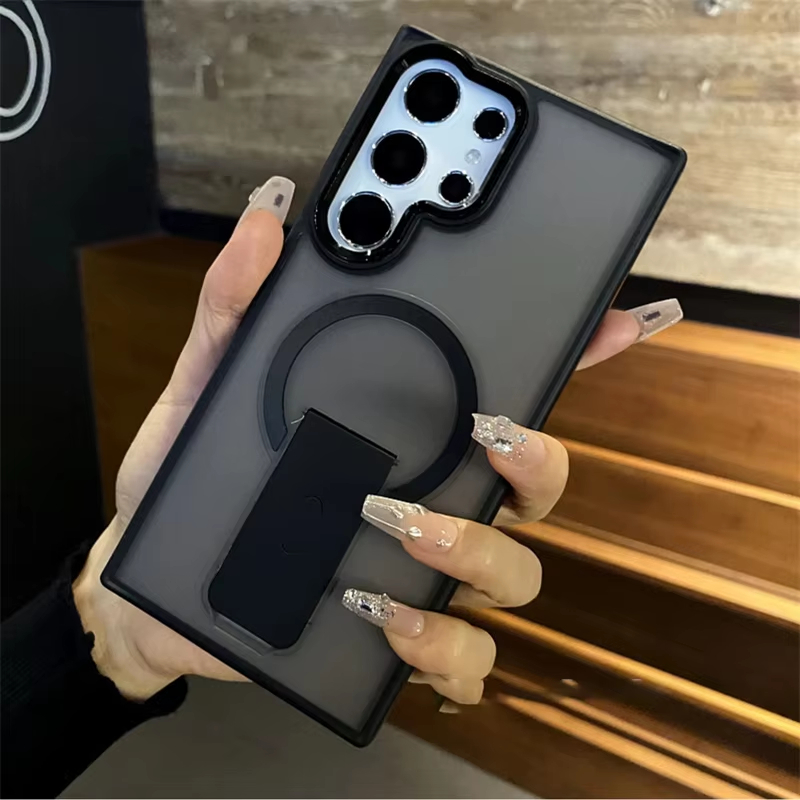 Multi functional folding stand phone case for Samsung