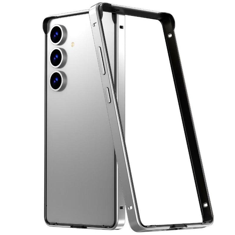New Ultra-thin Hollowed-out Heat Dissipation Metal Frame Bare-phone Feel Shockproof Phone Case for  Samsung