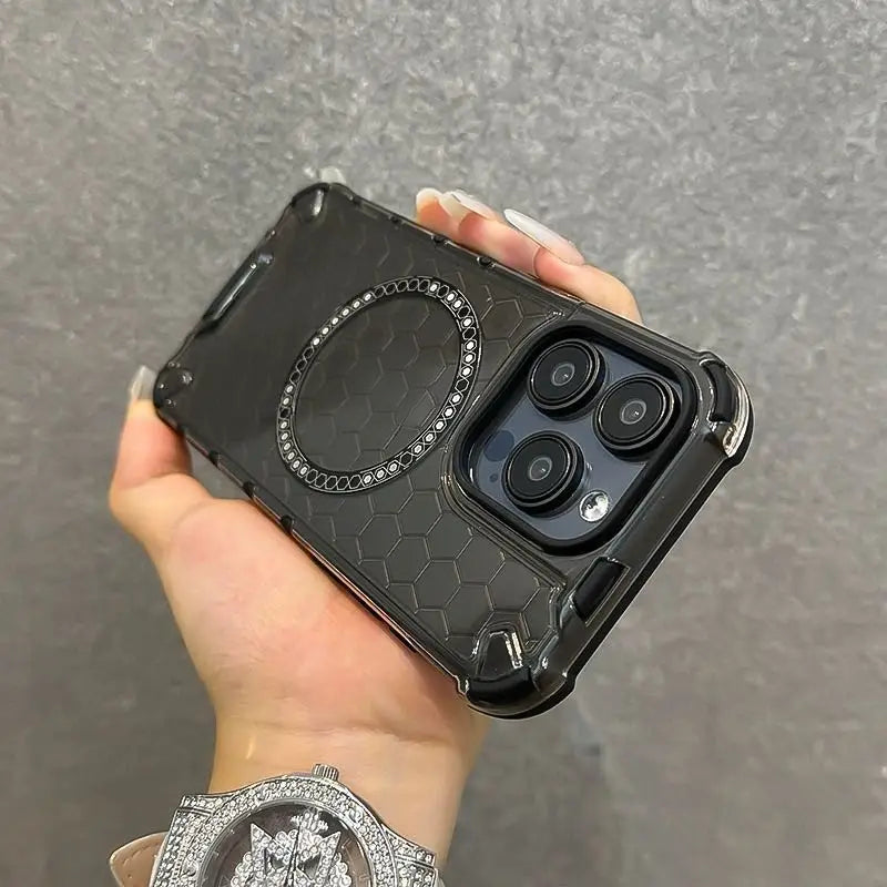 Luxury cellular magnetic phone case suitable for iPhone