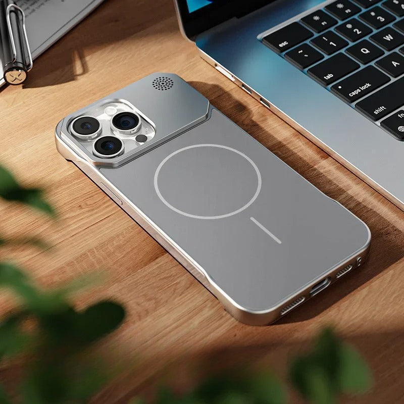 Luxurious no-frame  matte phone case for iPhone