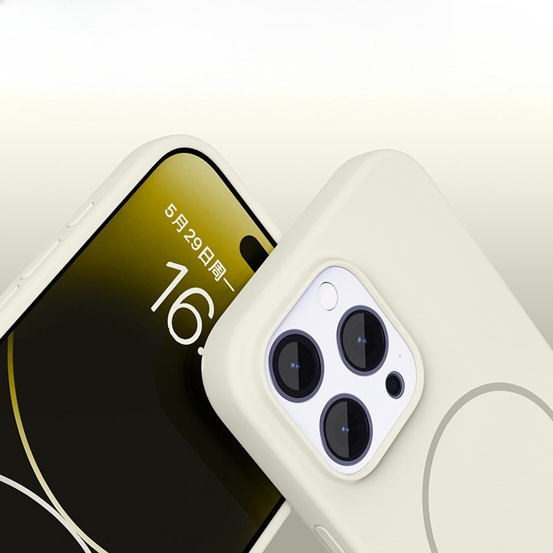 Rotating silicone rope liquid silicone phone case suitable for iPhone