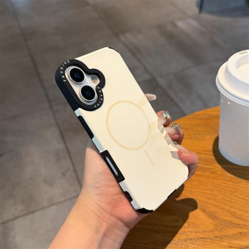 New liquid silicone magnetic phone case for iPhone
