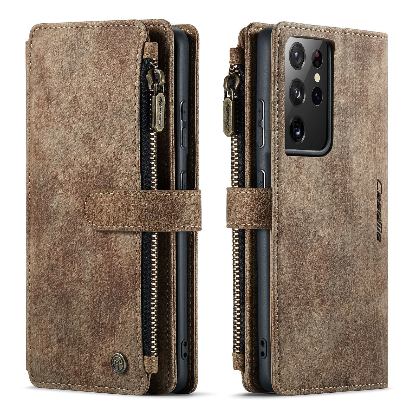 3-in-1 flip leather phone case for Samsung
