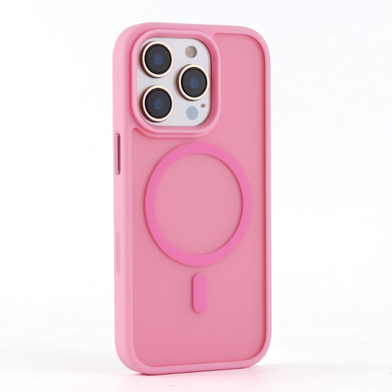 Ultra-Thin Matte Clear Magnetic Case for iPhone
