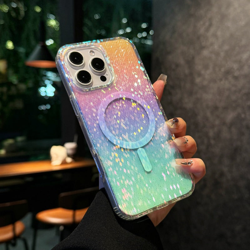 Color plated gradually changing phone case for iPhone