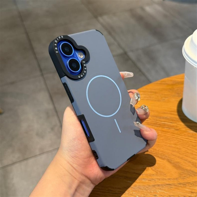 New liquid silicone magnetic phone case for iPhone