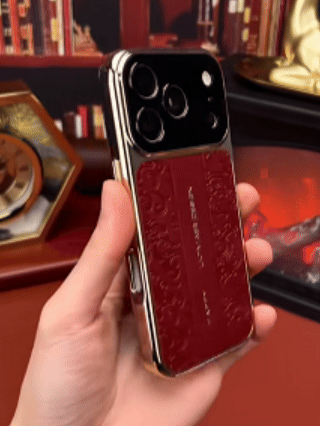 CASESUN Dragon-Embossed Vegan Leather Case  For iPhone 17 Pro Max