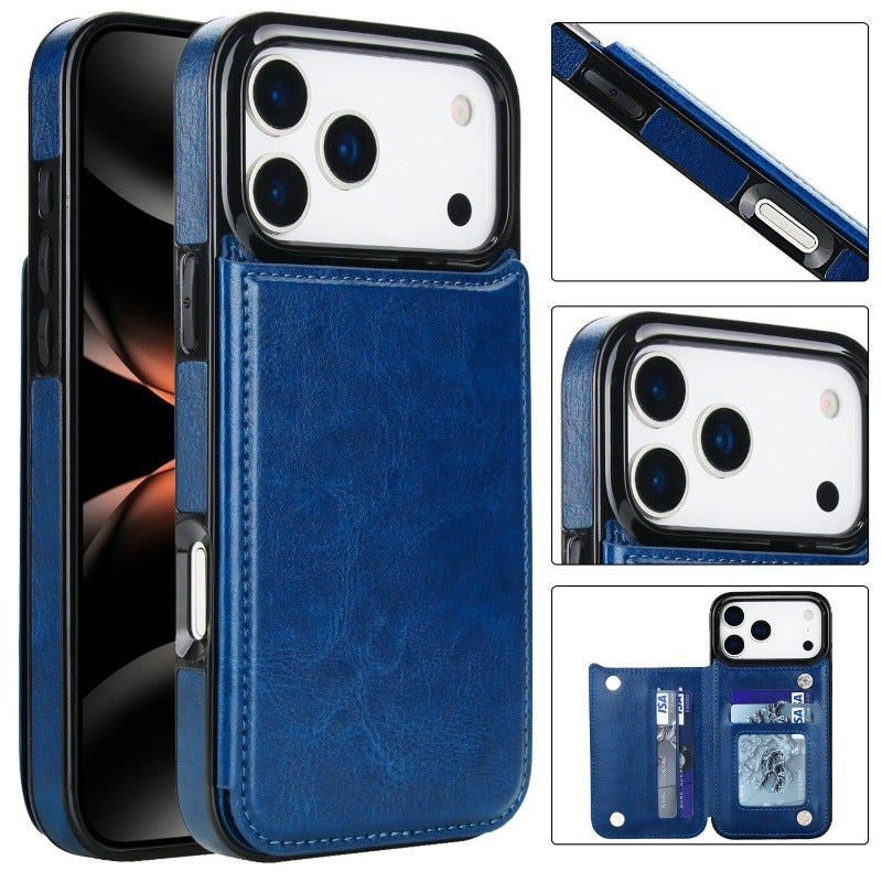  Wallet Leather Cover Phone Case for iPhone