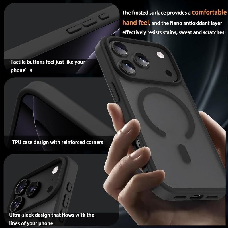 iPhone Case, Screen Protector , Lightweight Phone Case, Black
