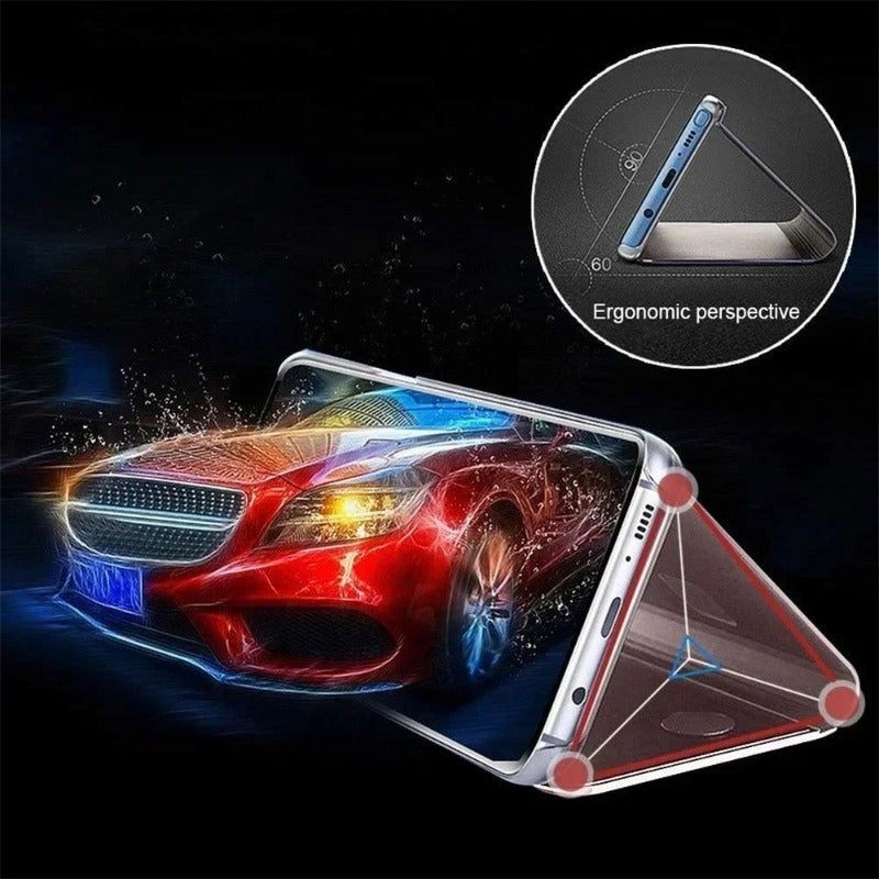 Luxury Smart Mirror Flip  Phone Case for Samsung