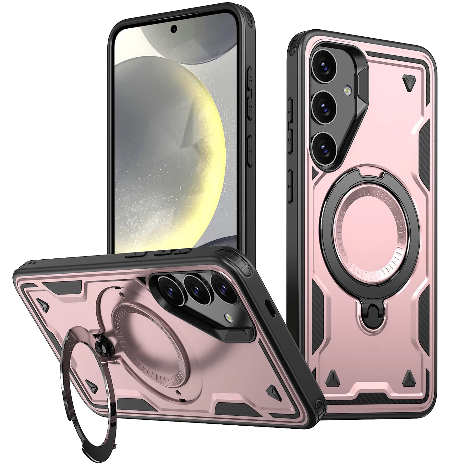360 degree rotating bracket shockproof phone case for Samsung