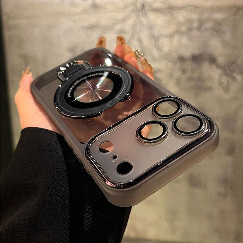 Invisible Magnetic Bracket Ultra-thin Soft Phone Case for iPhone