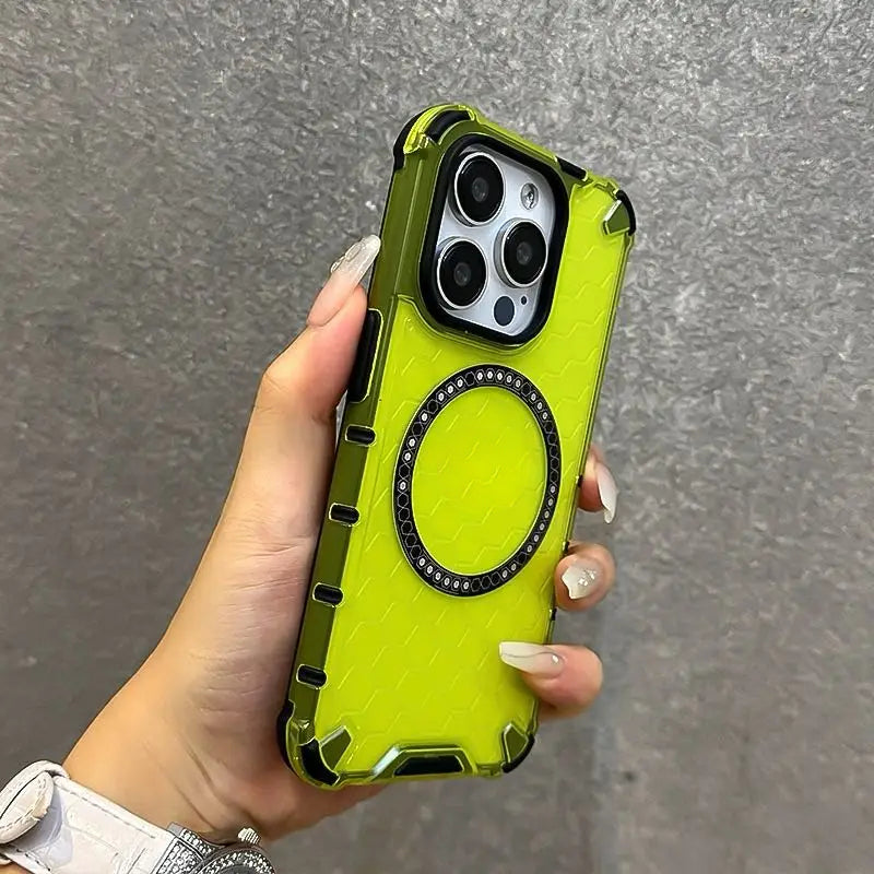 Luxury cellular magnetic phone case suitable for iPhone