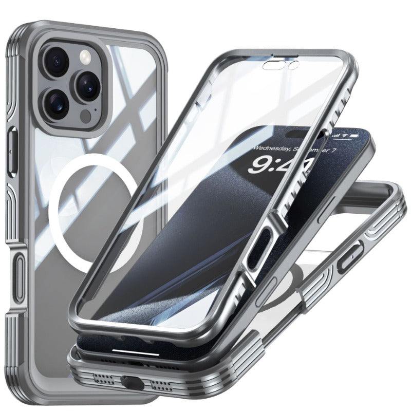 Transparent outdoor anti fall phone case for iPhone