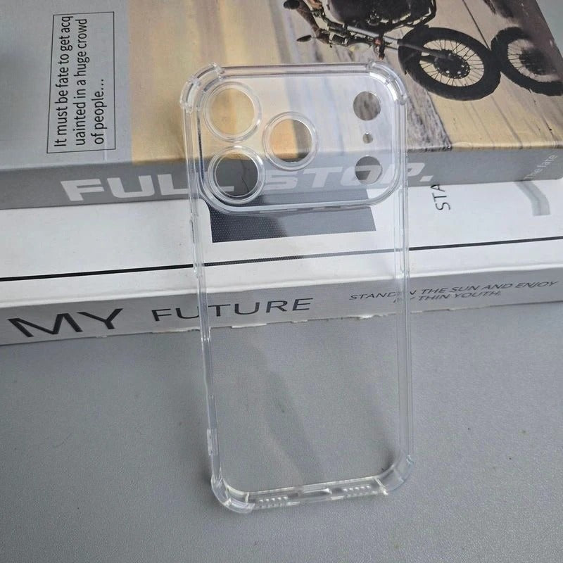 Ultra-thin Soft TPU Transparent Black Silicone Case for iPhone