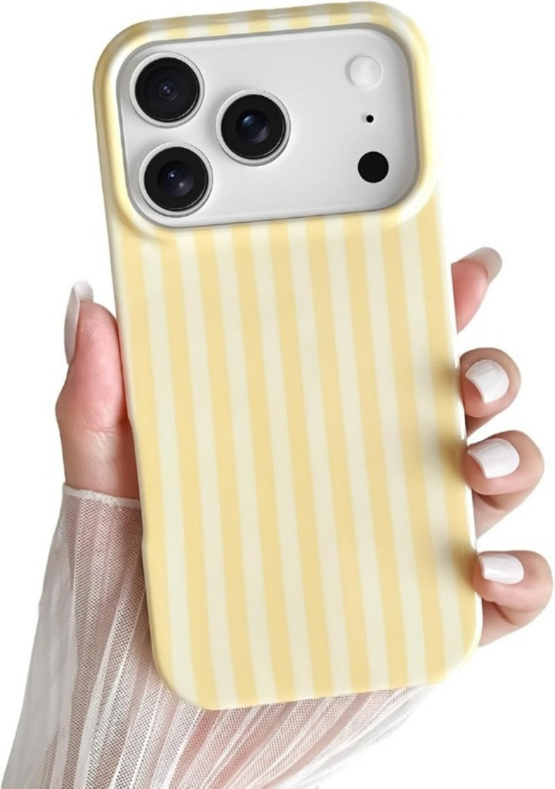 Cute striped soft TPU ultra-thin shockproof iPhone case