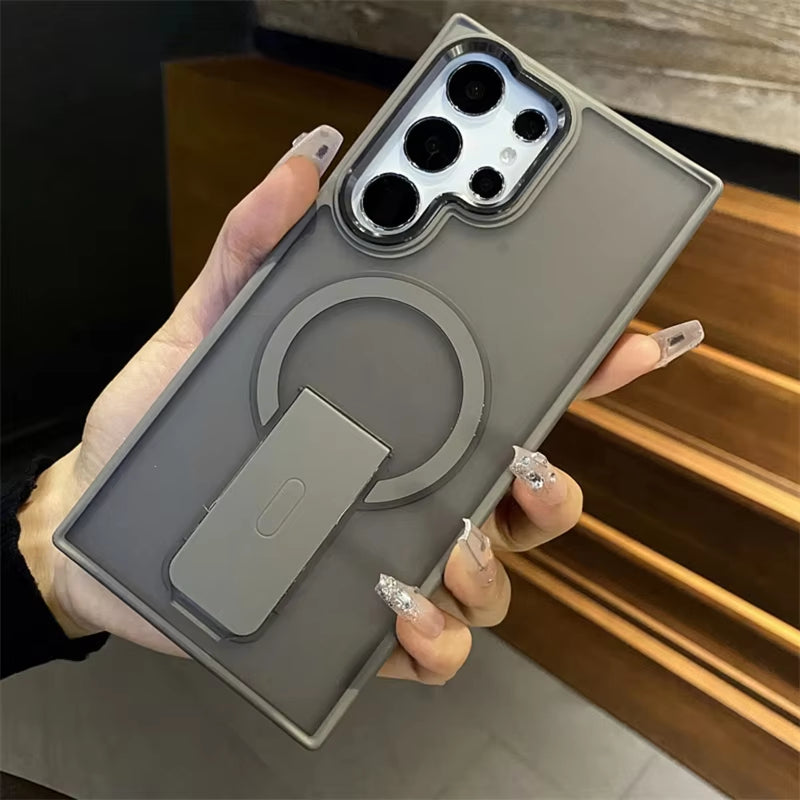 Multi functional folding stand phone case for Samsung