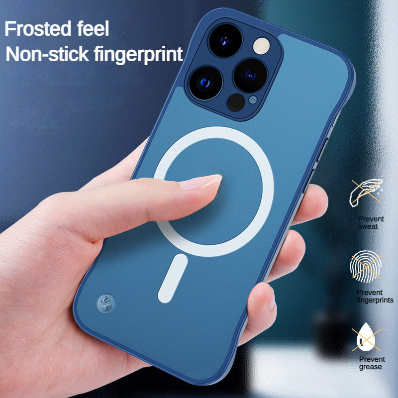 Borderless lightweight and drop resistant phone case for iPhone