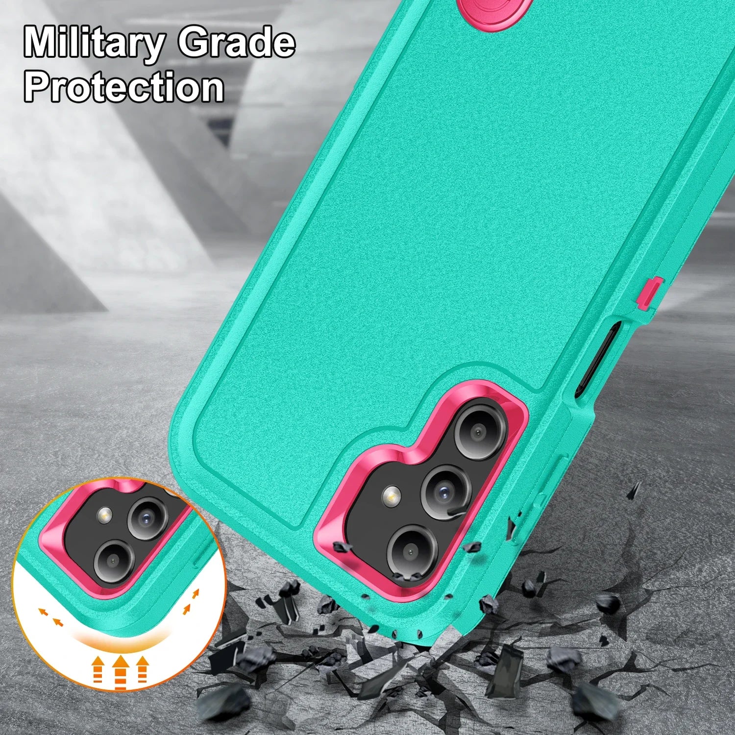 Mobile phone case shockproof and sturdy protective case suitable for Samsung