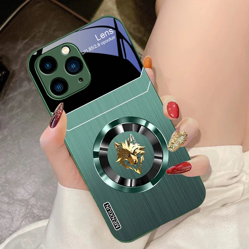 Aperture Wolf Green Rose Purple For IPhone