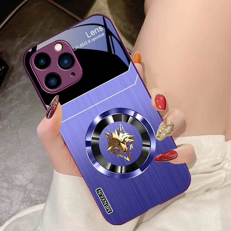 Aperture Wolf Green Rose Purple For IPhone
