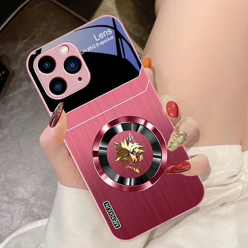 Aperture Wolf Green Rose Purple For IPhone