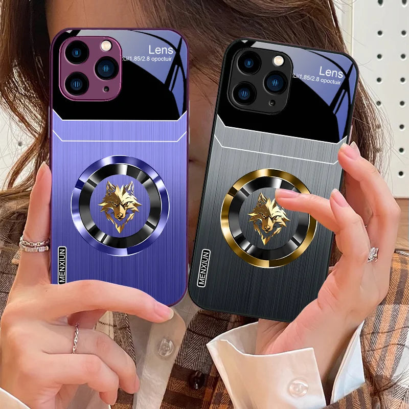 Aperture Wolf Green Rose Purple For IPhone