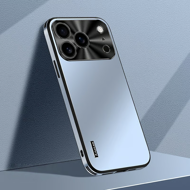 TPU border+leather backplane phone Case For iPhone