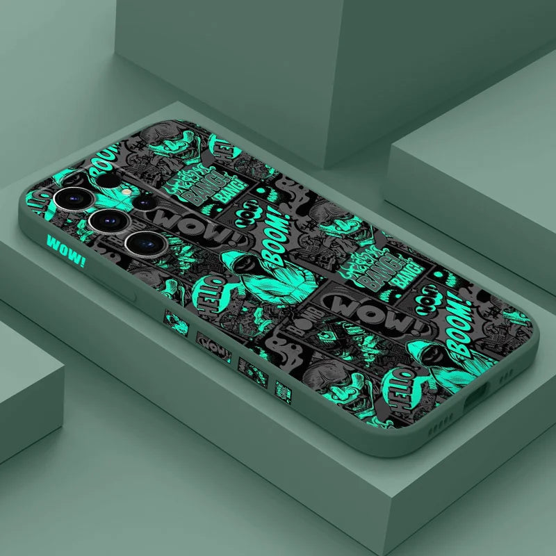 Blackened Clown Phone Case For Samsung