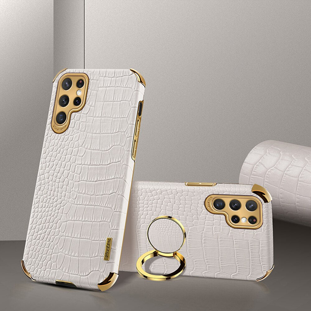 Crocodile Texture Case For Samsung