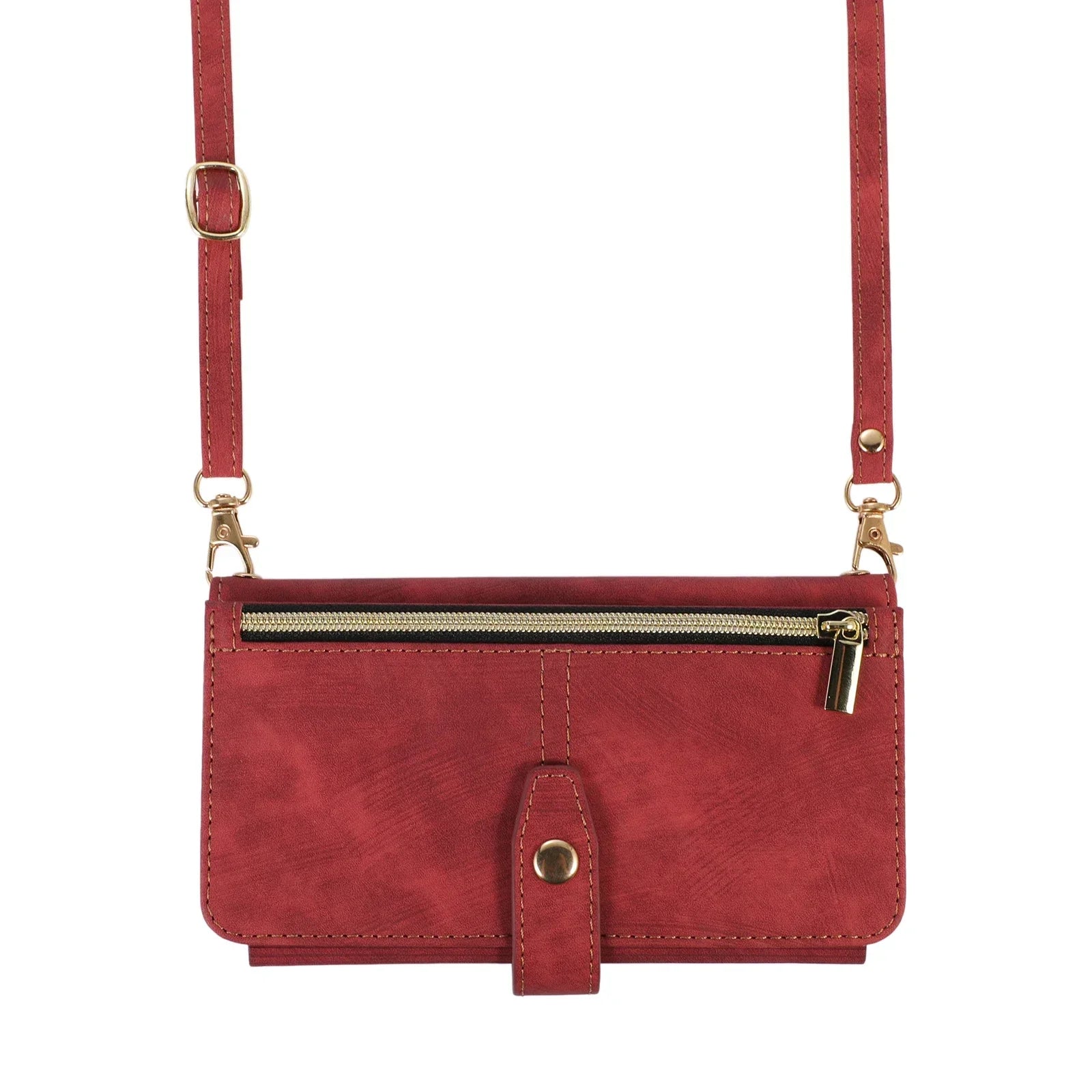 Crossbody Zipper Wallet Phone Case for iPhone